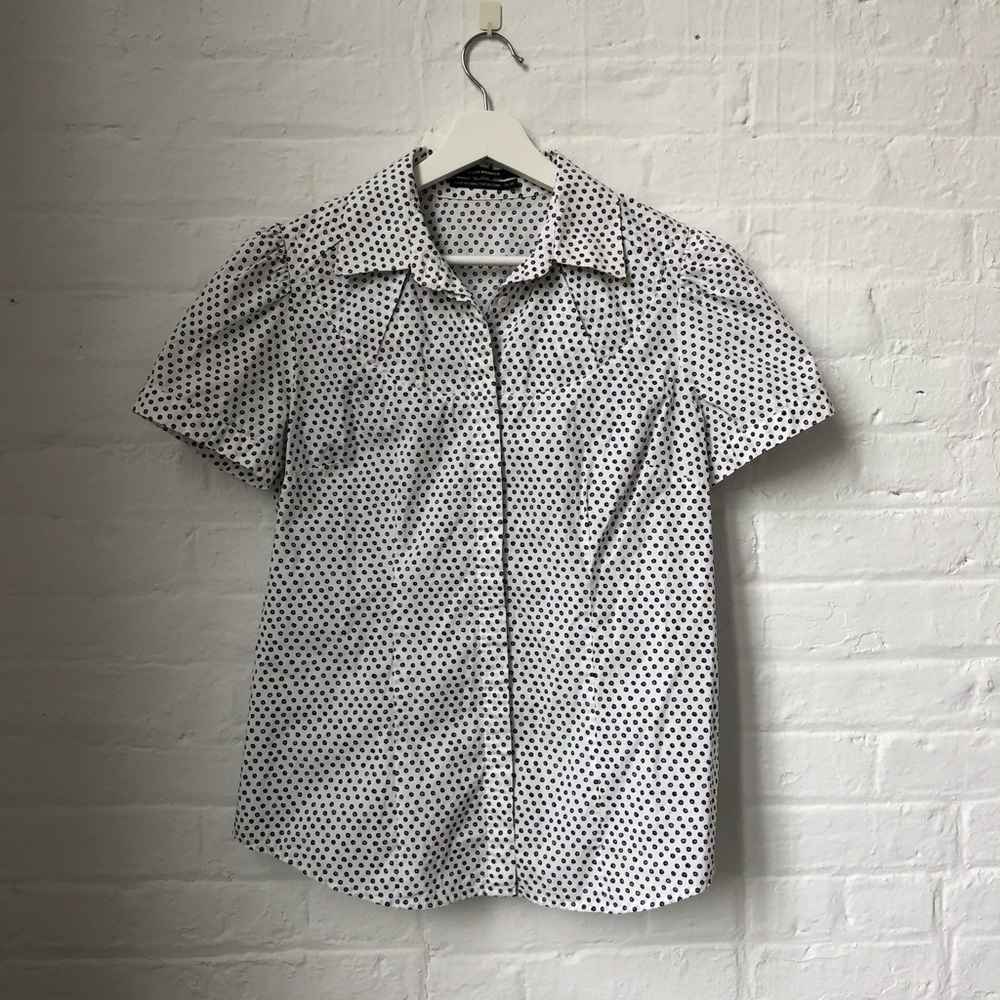 Club Monaco short sleeve cotton shirt